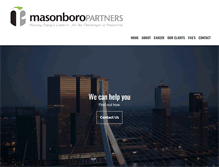 Tablet Screenshot of masonboropartners.com